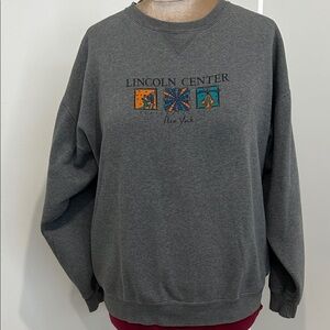 Y2K Vintage Lincoln Center New York Sweatshirt |Size XL
